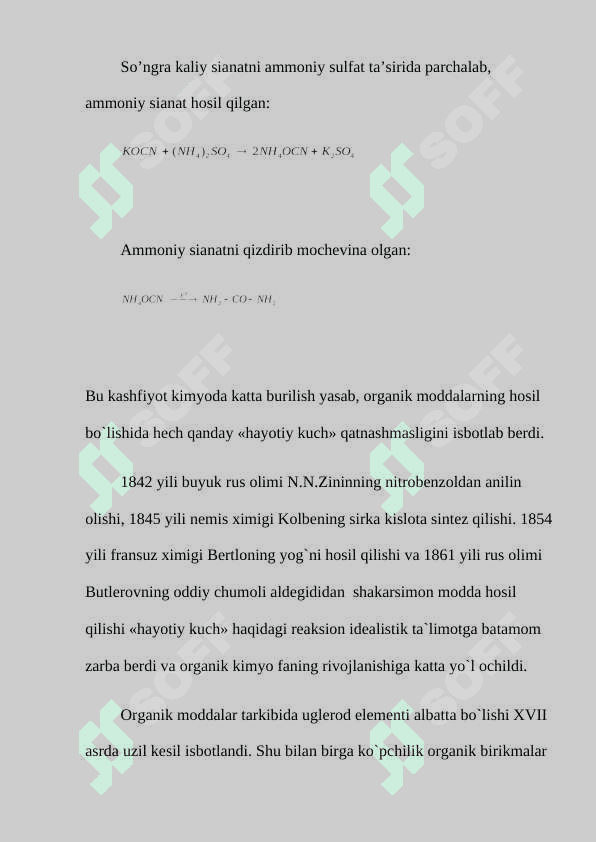 ORGANIK MODDALARNING KIMYOVIY TUZILISH NAZARIYALARI 5