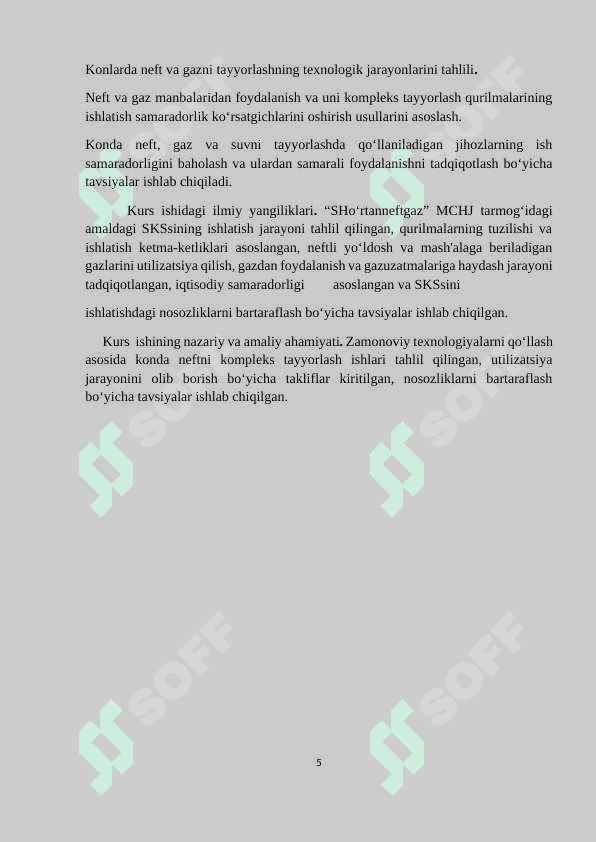 Tabiiy gazni tozalash va qayta ishlash usullari 5