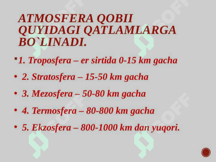 Atmosfera havosini ifloslantiruvchi manbalar 4
