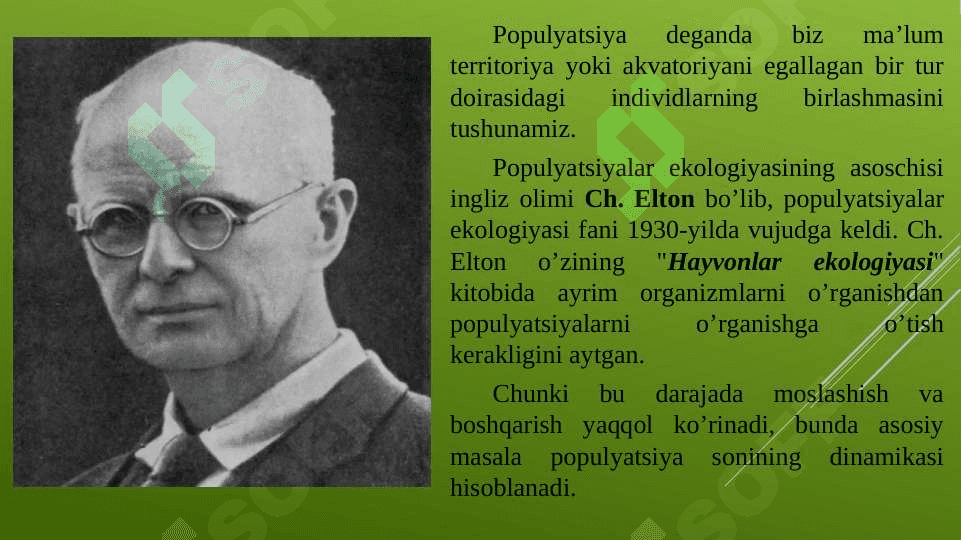 Populyatsiyalar ekologiyasi 2