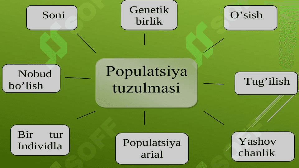 Populyatsiyalar ekologiyasi 5