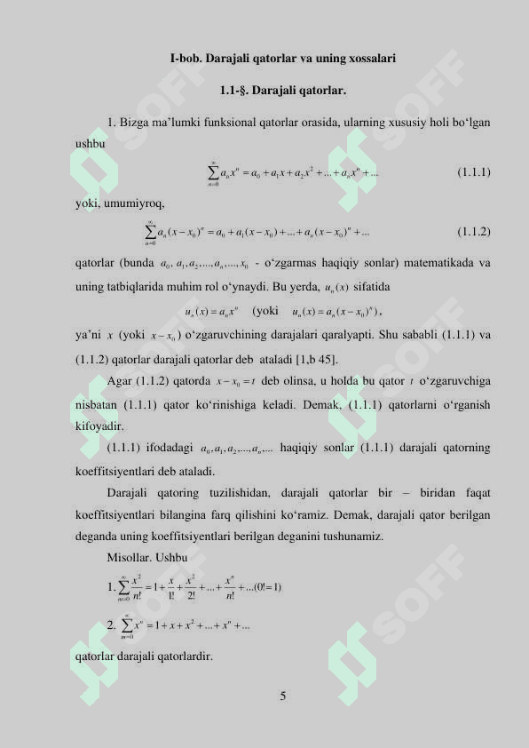 TEYLOR FORMULASI VA UNING TATBIQLARI 5