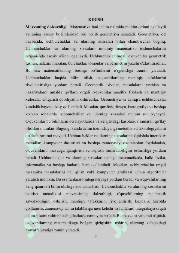 7-9-SINF GEOMETRIYA KURSIDA UCHBURCHAKLAR MAVZUSINI O‘QITISH METODIKASI 2