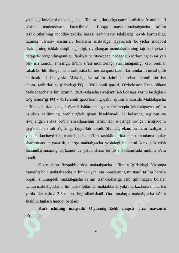 o'yin bolalar faoliyatining asosiy turi sifatida 4