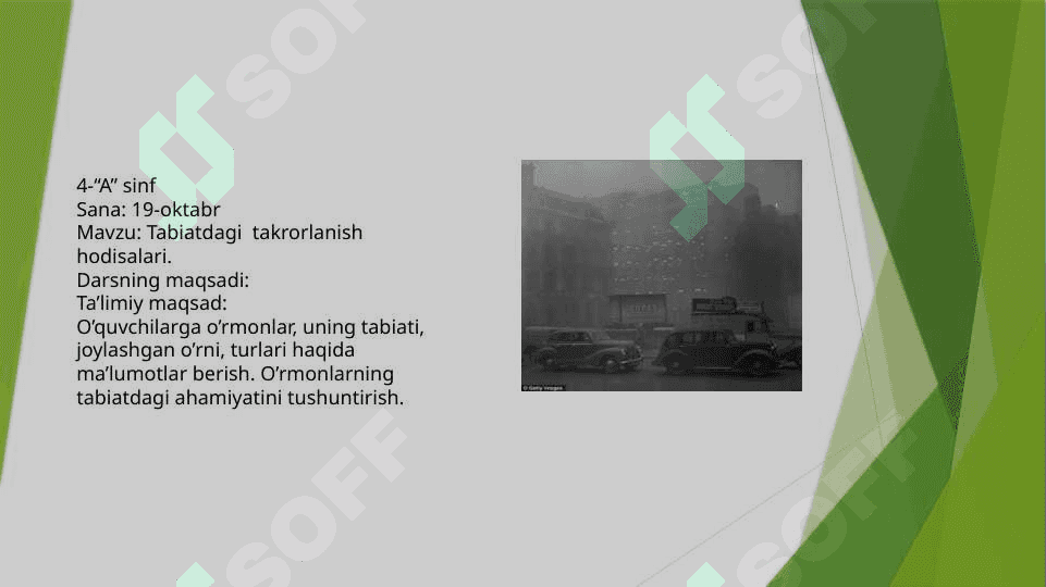 Tabiatdagi takrorlanish hodisalari mavzusida tayyorlagan dars ishlanma taqdimoti 2