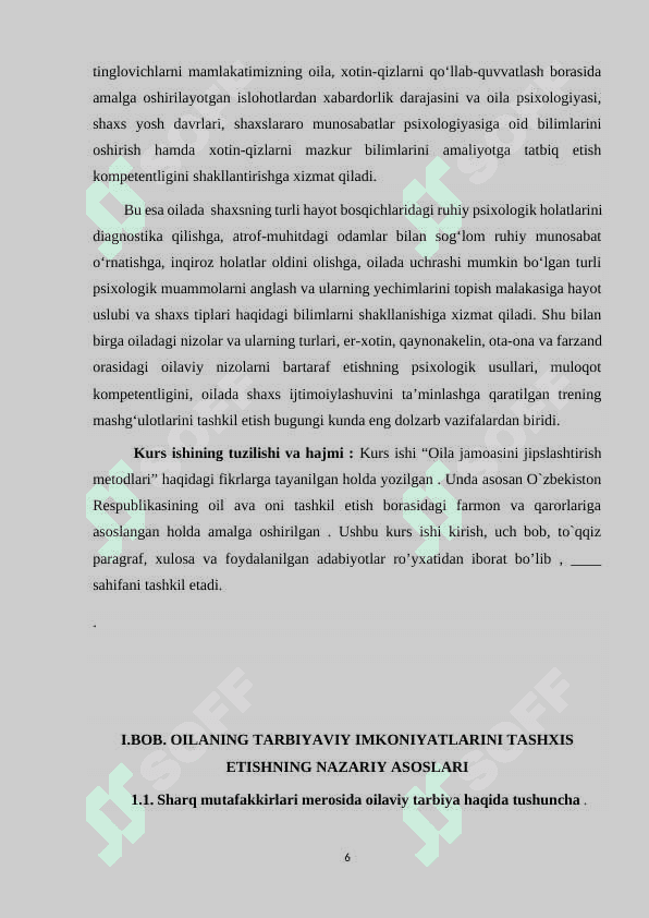 OILA JAMOASINI JIPSLASHTIRISH METODIKASI 6
