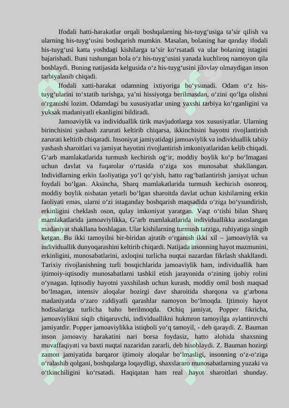 O‘z-o‘zini anglash va o‘z-o‘zini tarbiyalash metodlari 2