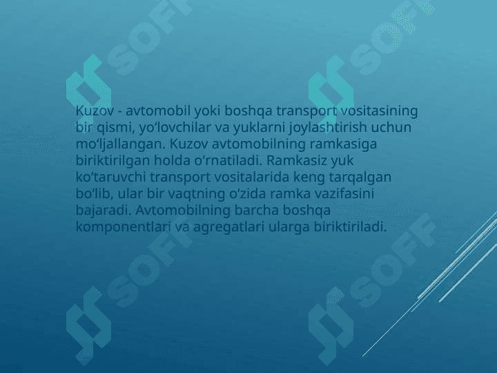 YENGIL AVTOMOBIL KUZOVLARI 2