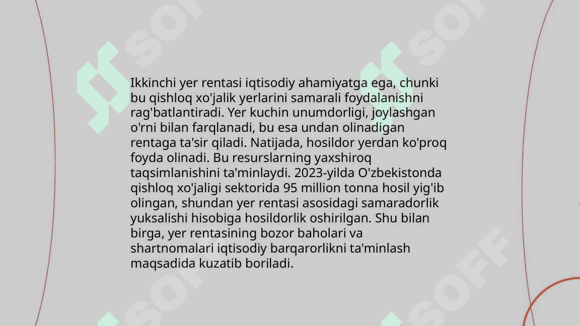 Yer rentasi va uning turlari 4