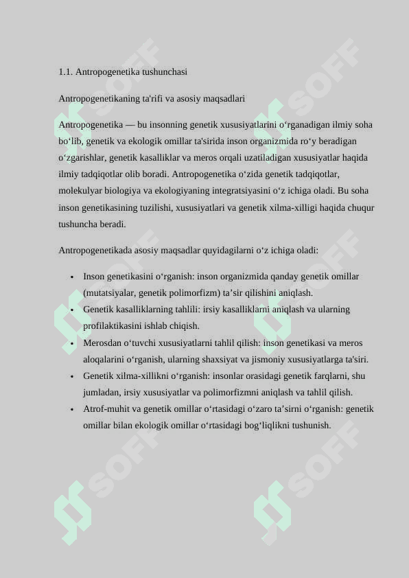 Antropogenetika usullari: biokimyoviy va sitogenenetik usullar 2