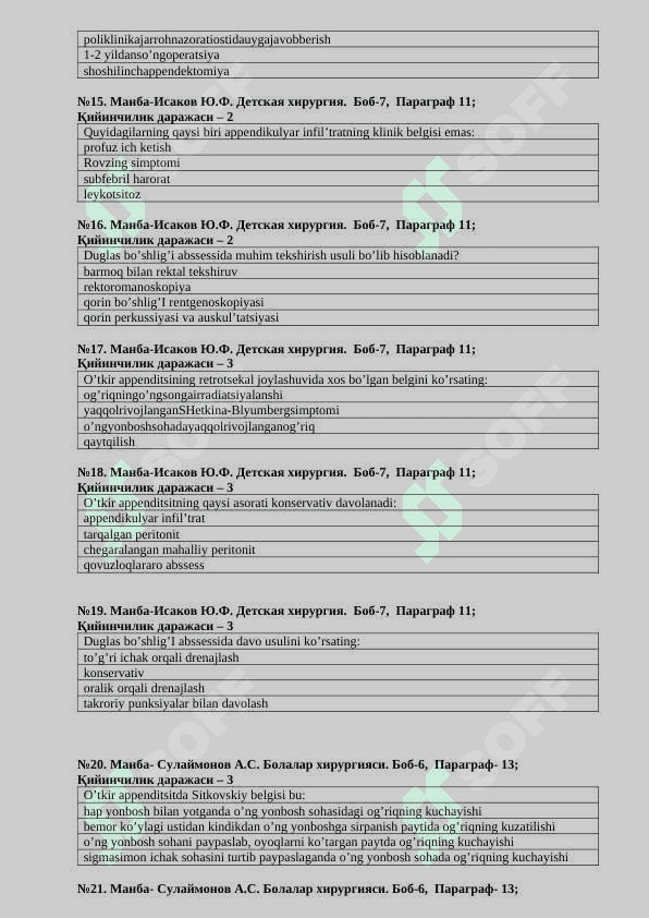 Gospital bolalar xirurgiyasi 3