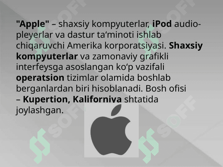 Apple kompaniyasi 3