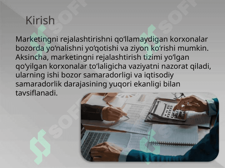 Marketingda strategik rejalashtirish 3