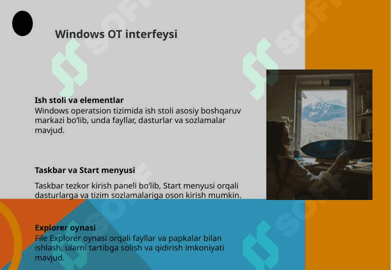 Windows OTda ishlash ko‘nikmalarini takomillashtirish 4