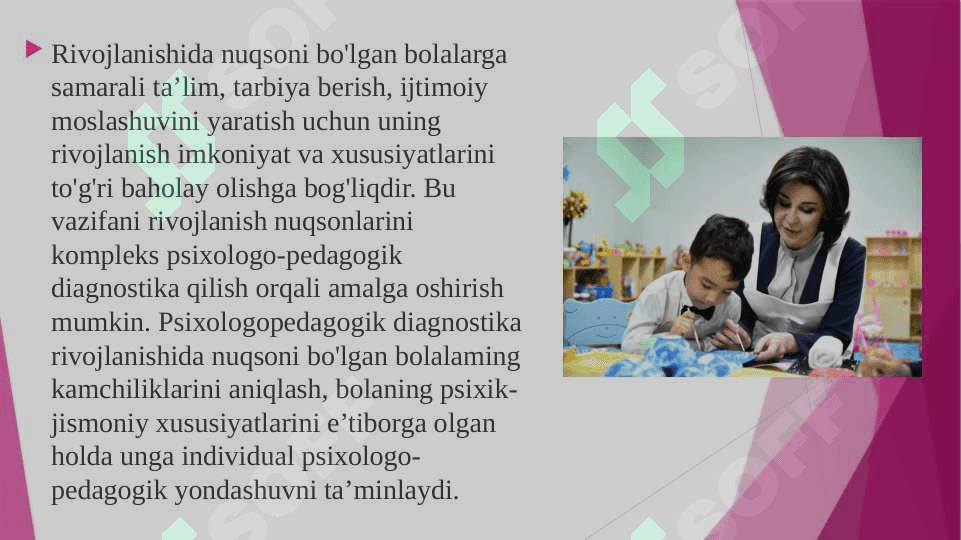 Bola rivojlanishidagi normal va nuqson bilan kechishi 2