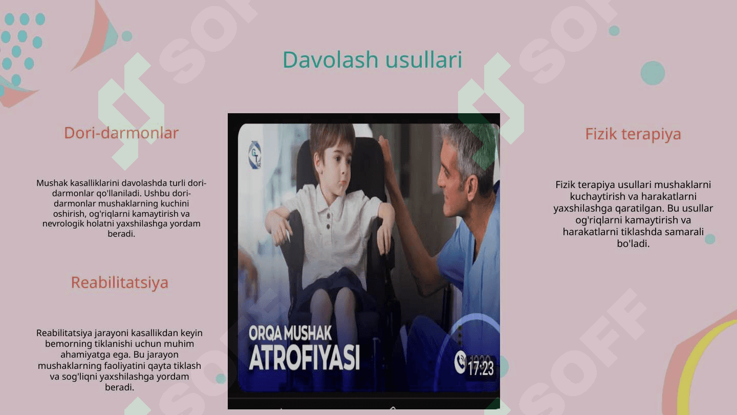 Bolalar xususiy nevropatalogiyasi Kuchayib boruvchi mushak tizimi kasalliklari 6