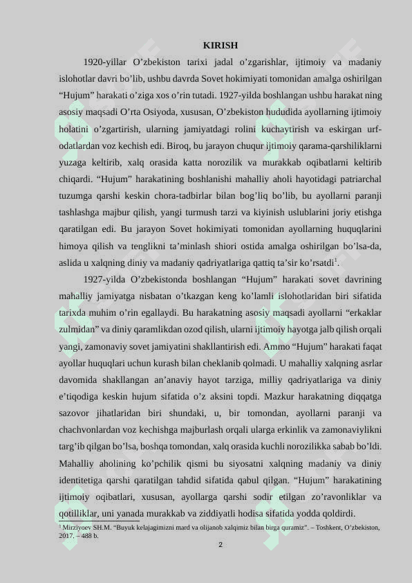 O’ZBEKISTONDA HUJUM HARAKATI VA UNING OQIBATLARI 2