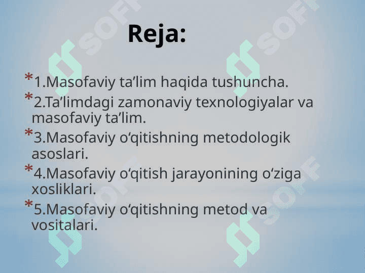 Masofaviy ta`limni rivojlantirish istiqbollari 2
