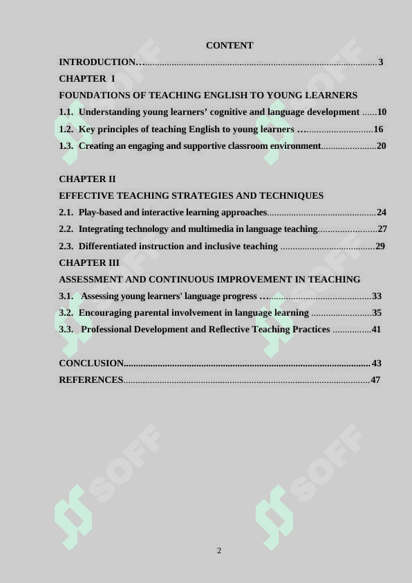 STRATEGIES FOR TEACHING ENGLISH TO YOUNG LEARNERS 2