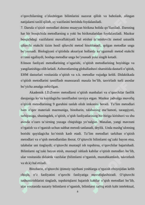Psixologiyani o’qitishda og’zaki bayon metodlari 6