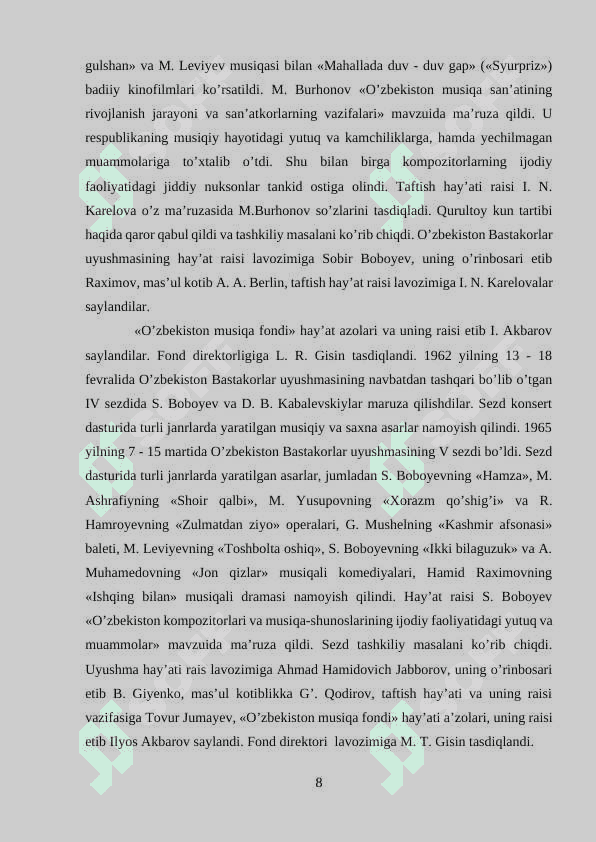 O’zbek kompazitorlari ijodida vokal musiqa janrlari 8
