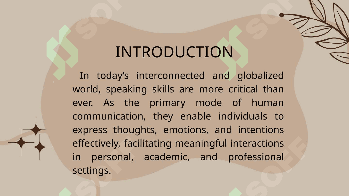 Speaking skills 2