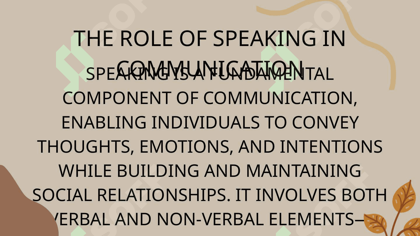 Speaking skills 7