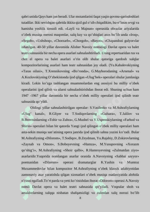 Lyudakovning “Maysaraning ishi operasi” 8