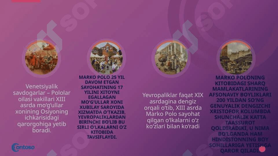 Ilk o’rta asrlarda Yevropa va Osiyoda tovar ishlab chiqarish 6