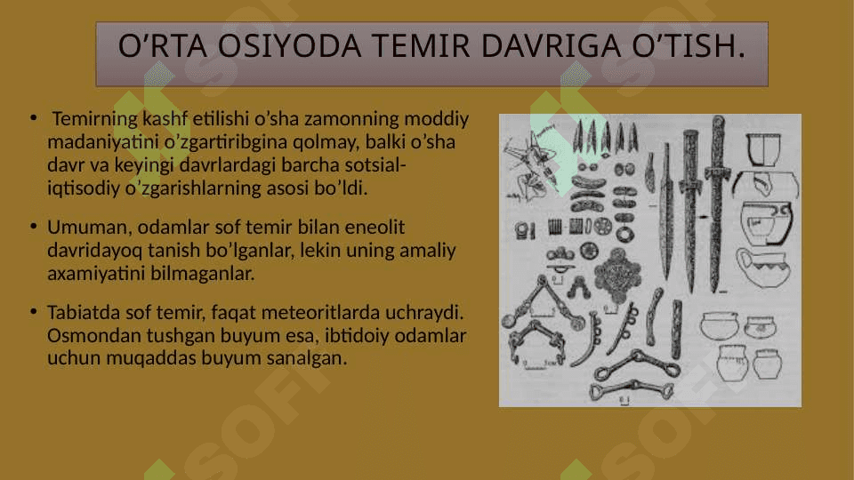 ILK TEMIR DAVRI OʻRTA OSIYO IQTISODIY IJTIMOIY SIYOSIY HAYOTI 2