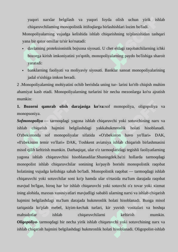 Monopoliyaning  mohiyati  va  uning  vujudga  kelish  sabablari 3