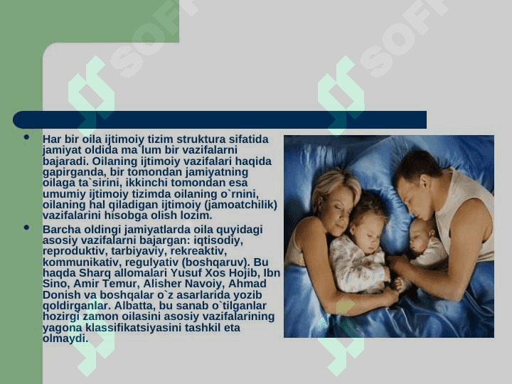 Hozirgi zamon oilalarning turlari va vazifalari 3