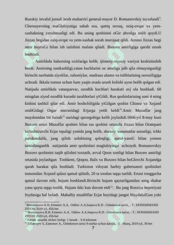 XIX ASR OXIRI  XX ASR BOSHLARIDA TURKISTON 7