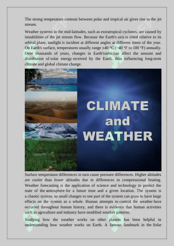 Weather and climate 2