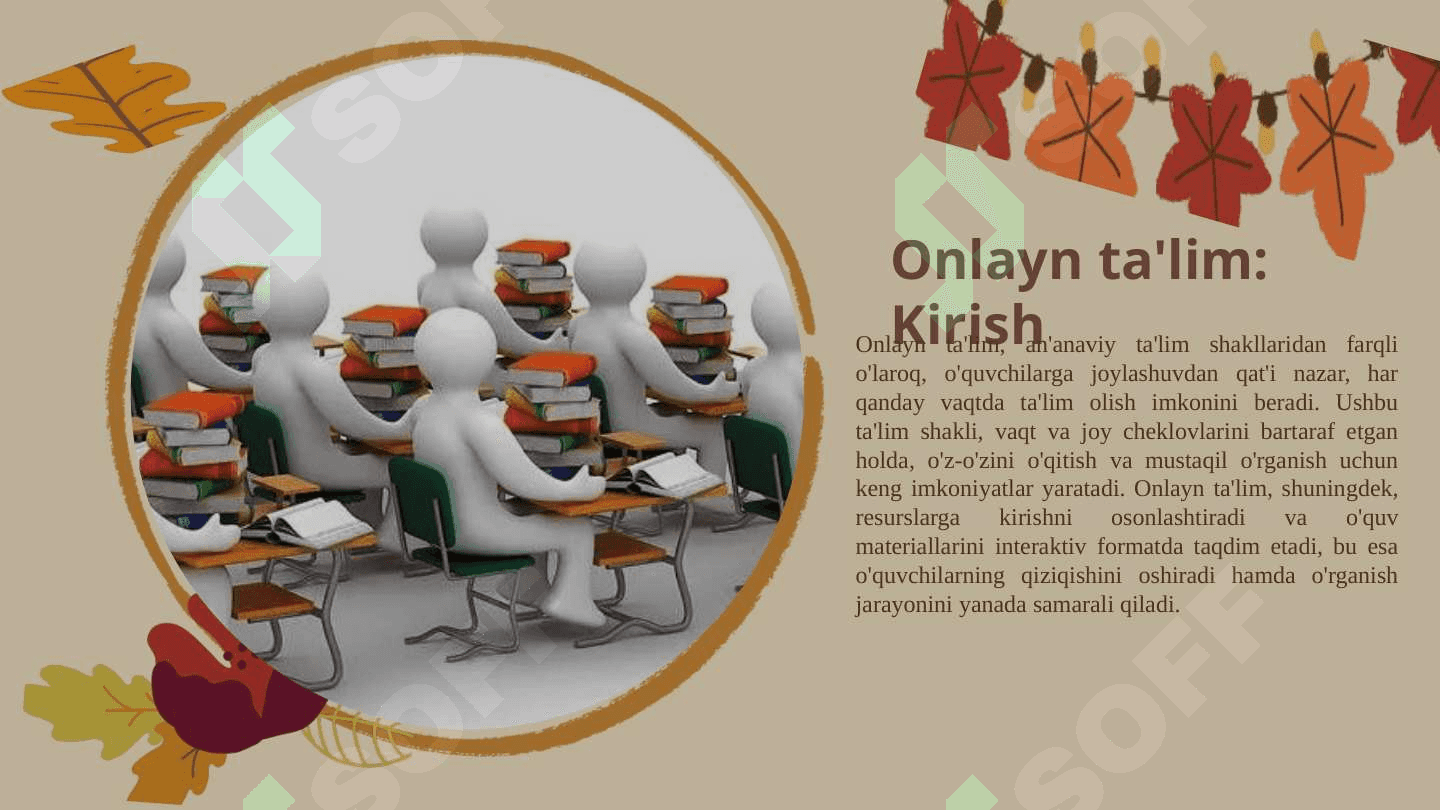 Ta'limni tashkil etishning noan'anaviy shakllari 3