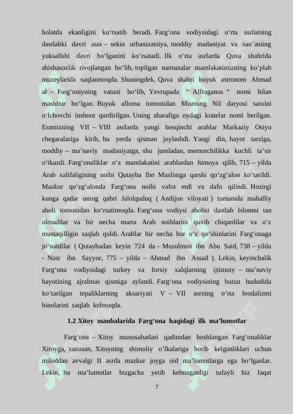Qadimgi  Farg'ona  tarixi 7