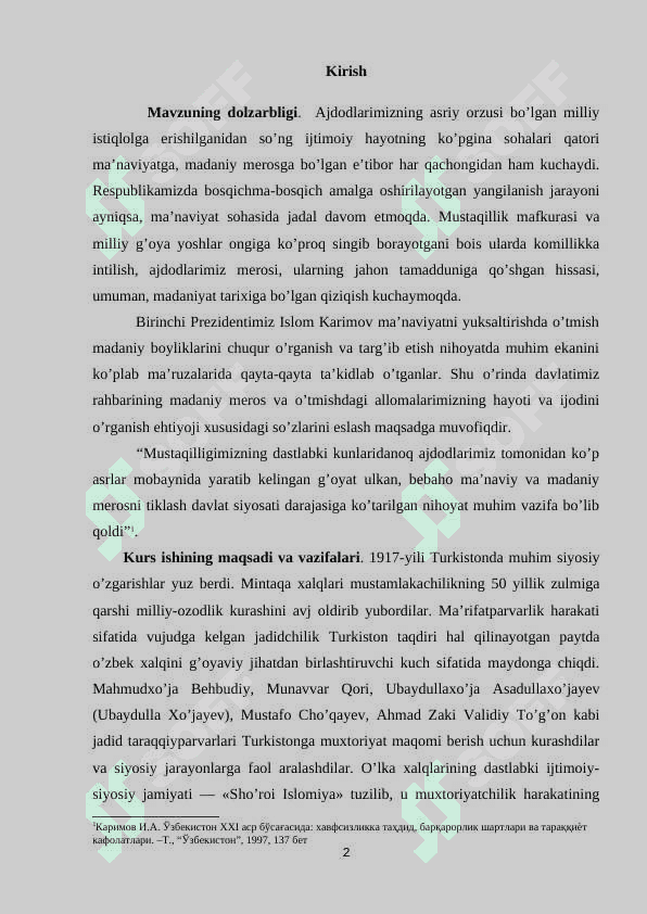 O’zbekiston SSSR ning tashkil topishi 2