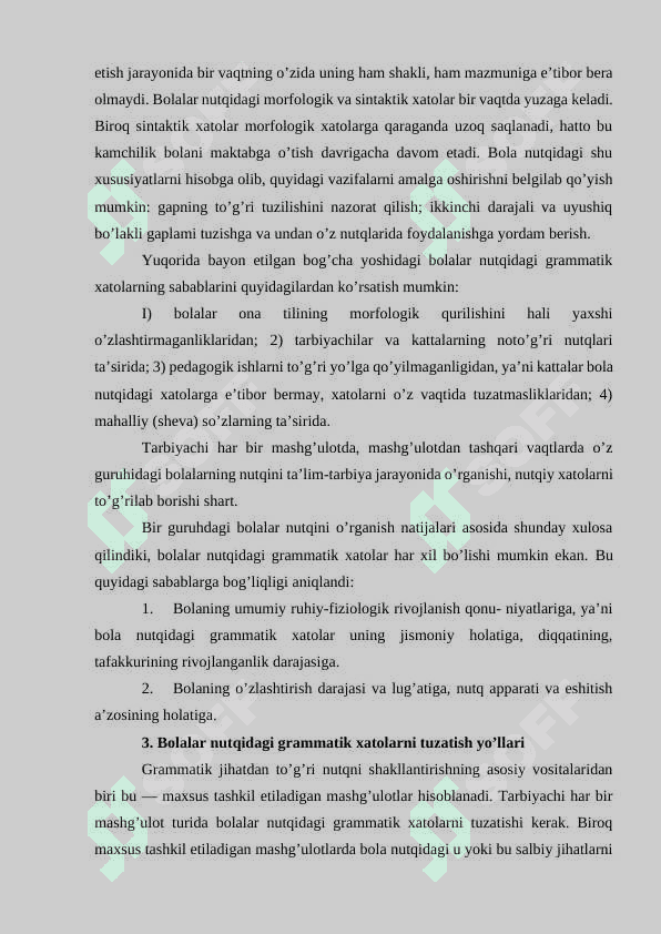 Nutqni grammatik jihatdan shakllantirish uslubiyoti 6