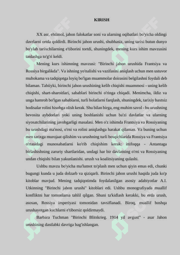 Fransiyaning birinchi jahon urushida ishtiroki 2