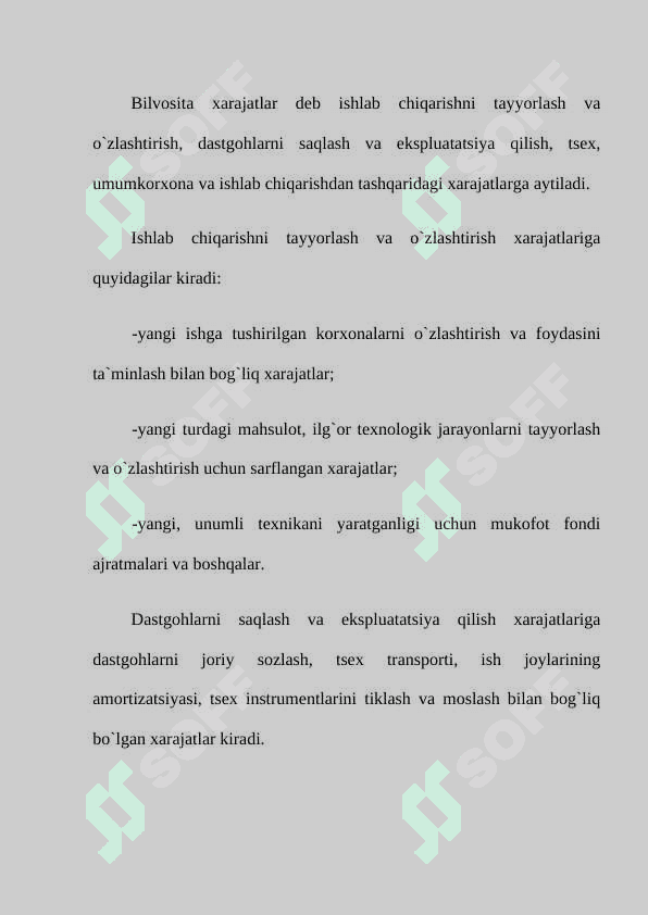 Ishlab chiqarish xarajatlarining mohiyati va turlari 7