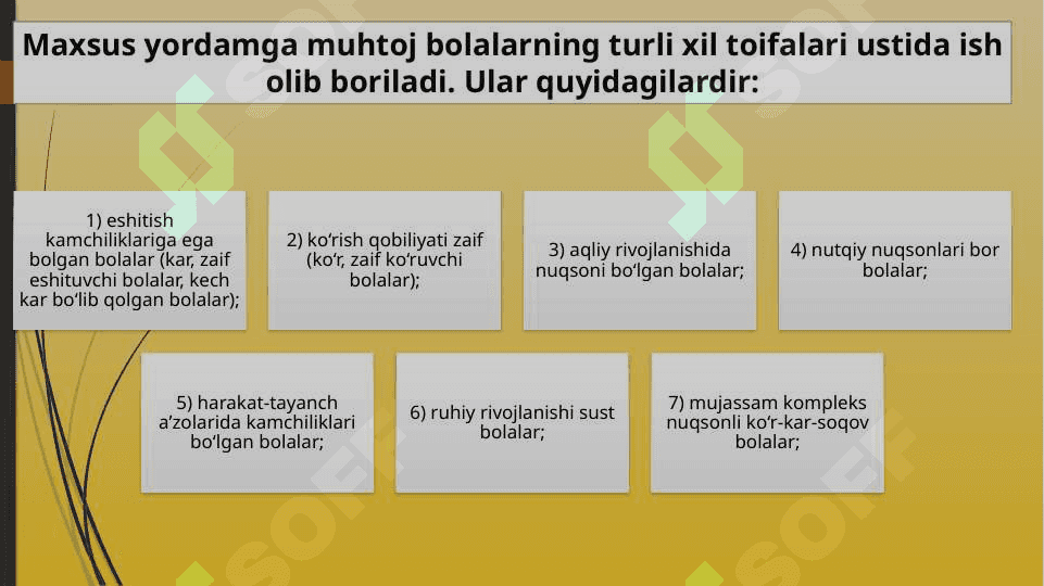MAXSUS YORDAMGA MUHTOJ BOLALAR TOIFALARI 2 (2) 3