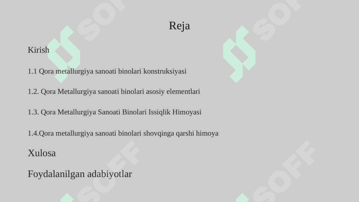 Qora metalurgiya sanoati binolari 2