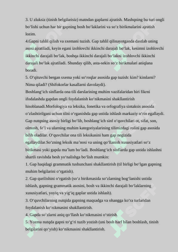 Boshlang‘ich sinfda gap ustida ishlash 8