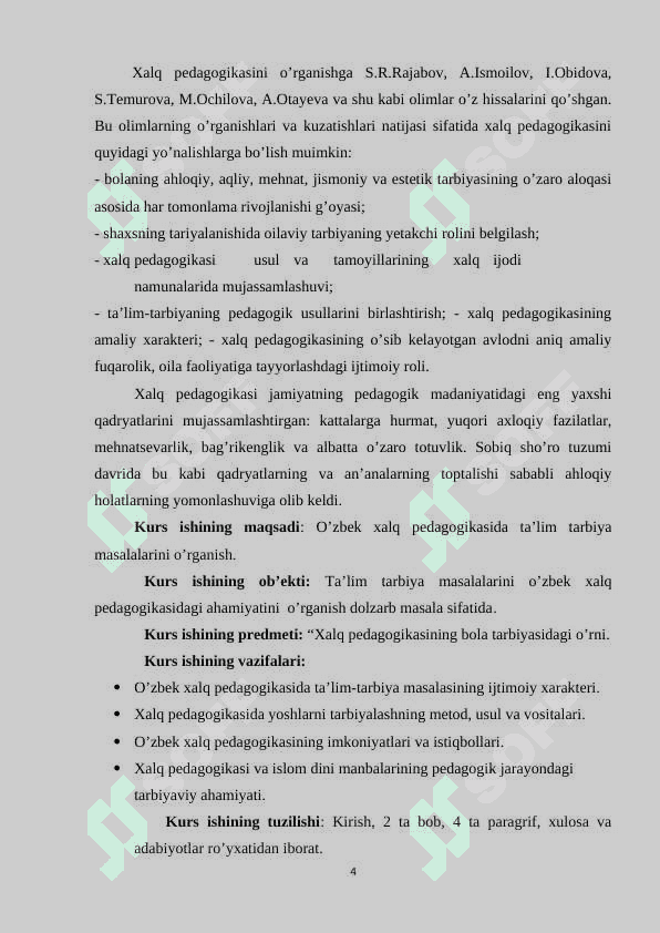 O’zbek xalq pedagogikasida ta’lim tarbiya masalalari 4