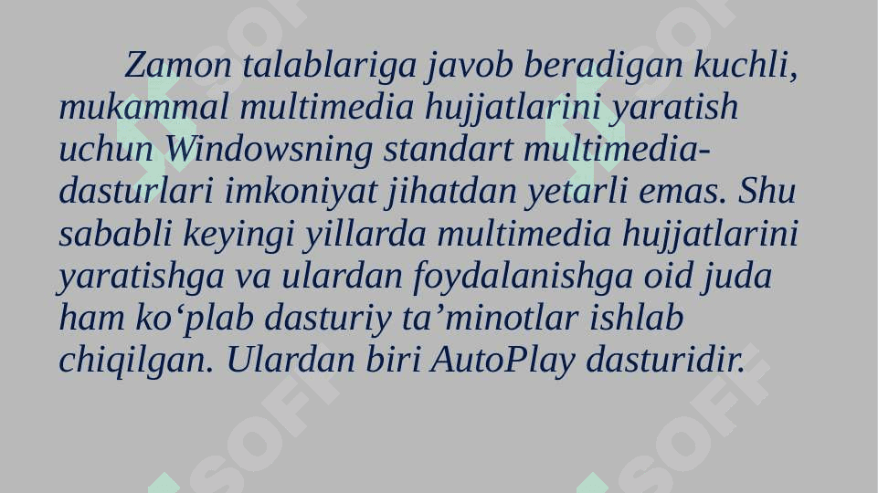 PEDAGOGIK DASTURIY VOSITALAR AUTO PLAY MEDIA STUDIO DASTURI. 2