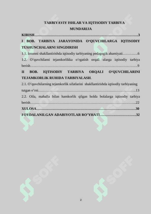 Tarbiyaviy ishlar va iqtisodiy tarbiya 2
