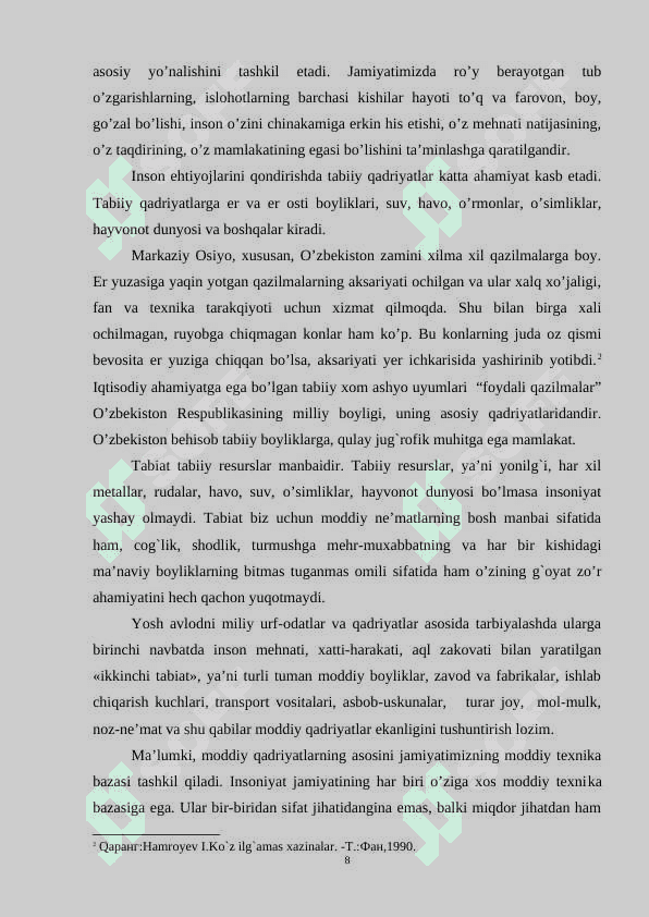 Tarbiyachilar faoliyatida milliy ma’naviy qadriyatlar 8