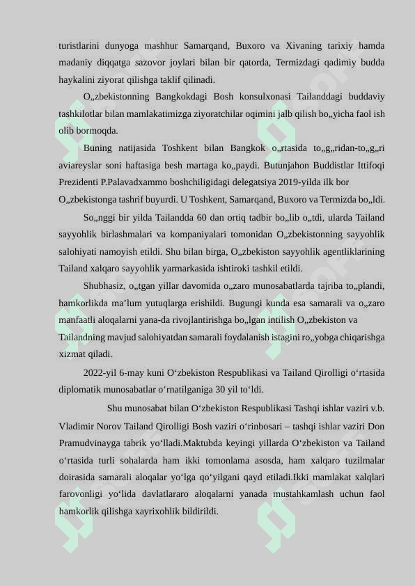 «Tailand davlatiga iqdisodiy-geografik tavsifi 3