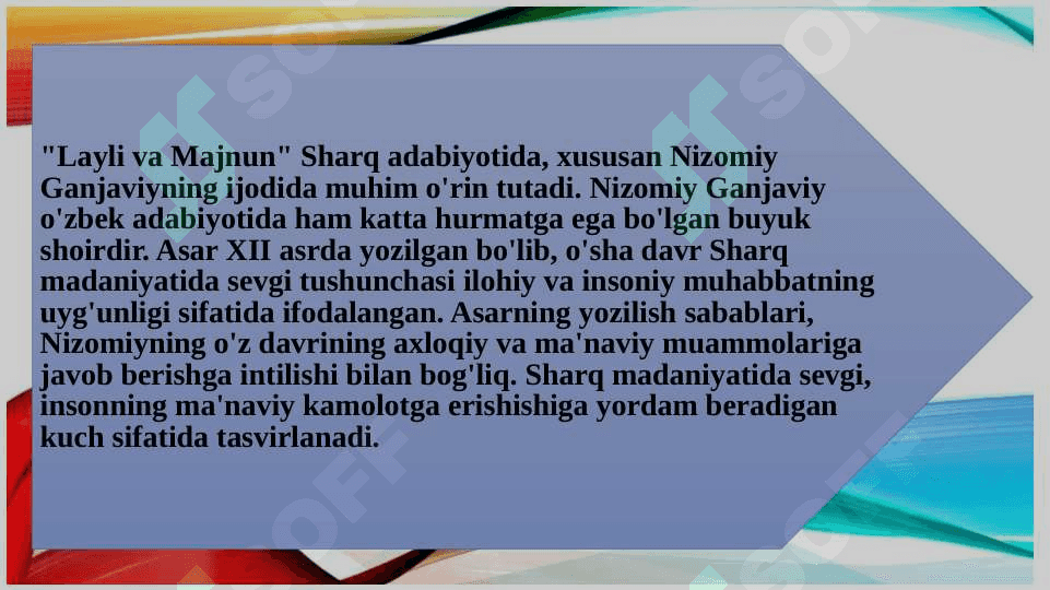 Bunda Romeo va Juletta asari bilan Layli va Majnun asarini taqqoslash 4