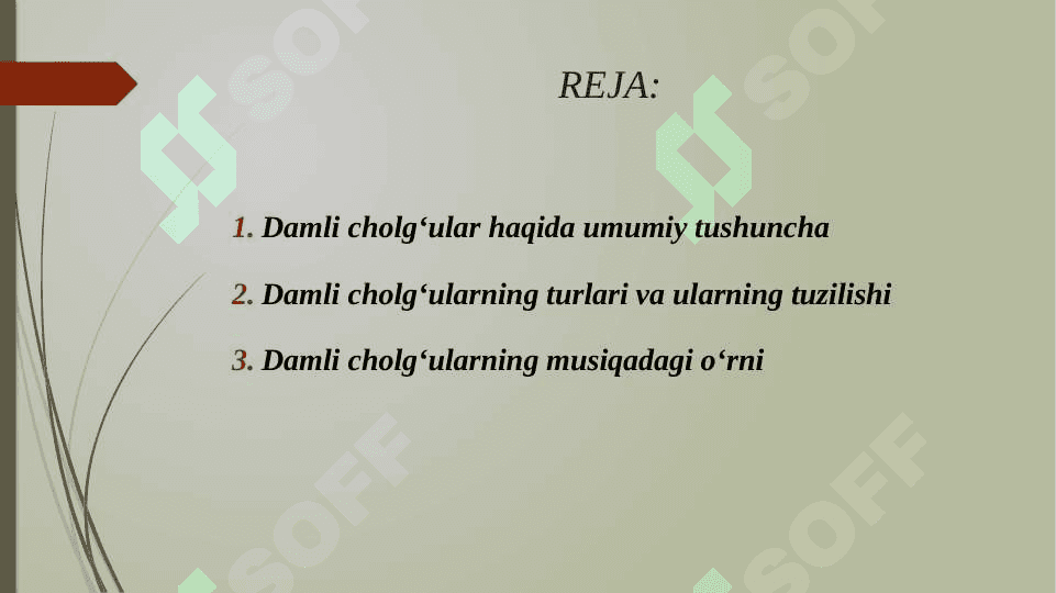 DAMLI CHOLG'ULARGA O'RGATISH 2